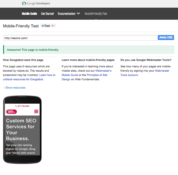 SEO Inc Mobile Friendly SEO Inc Mobile Friendly