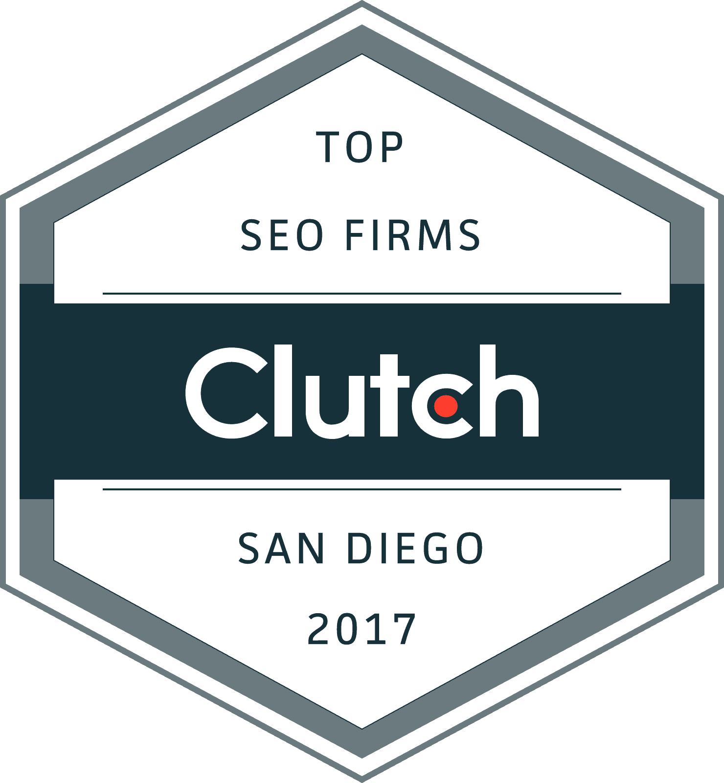 Clutch.co Top SEO Firm in San Diego Award 2017