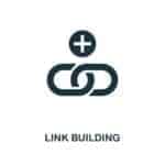 Link Building creative icon. Simple element illustration. Link Building concept symbol design from web development collection. Can be used for mobile and web design, apps, software, print.