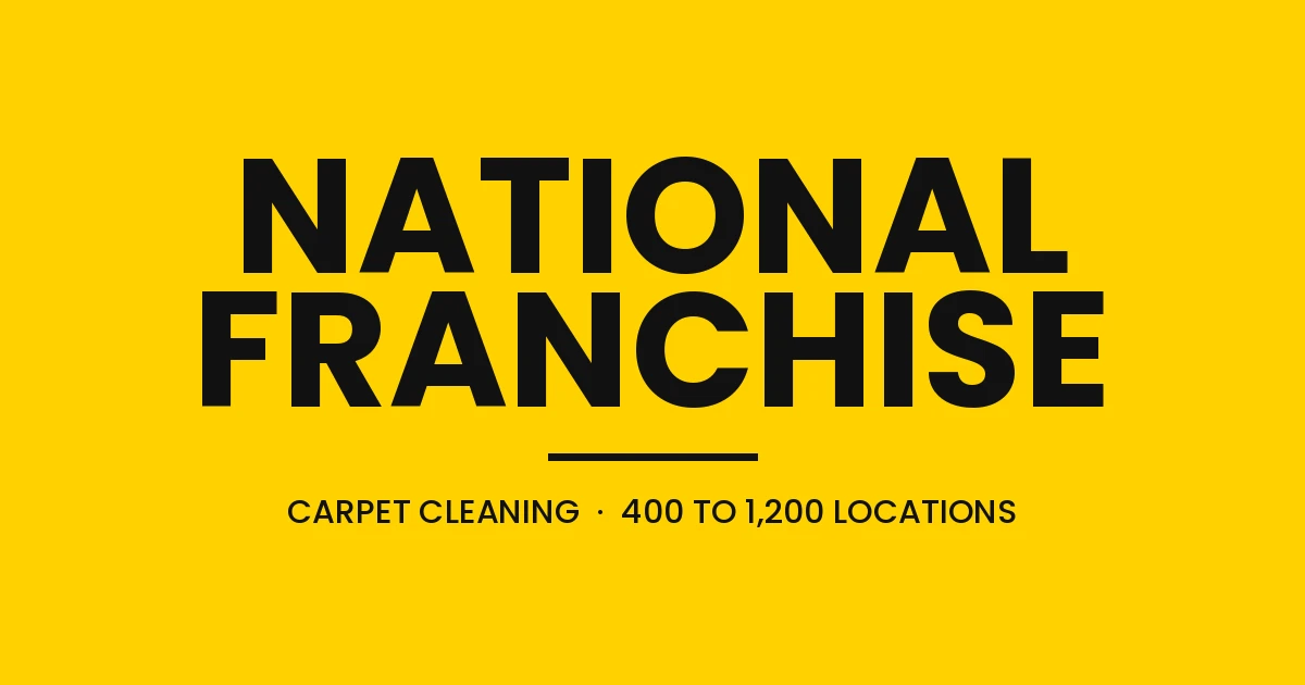 National carpet cleaning franchise case study: grew from 400 to 1,200 locations