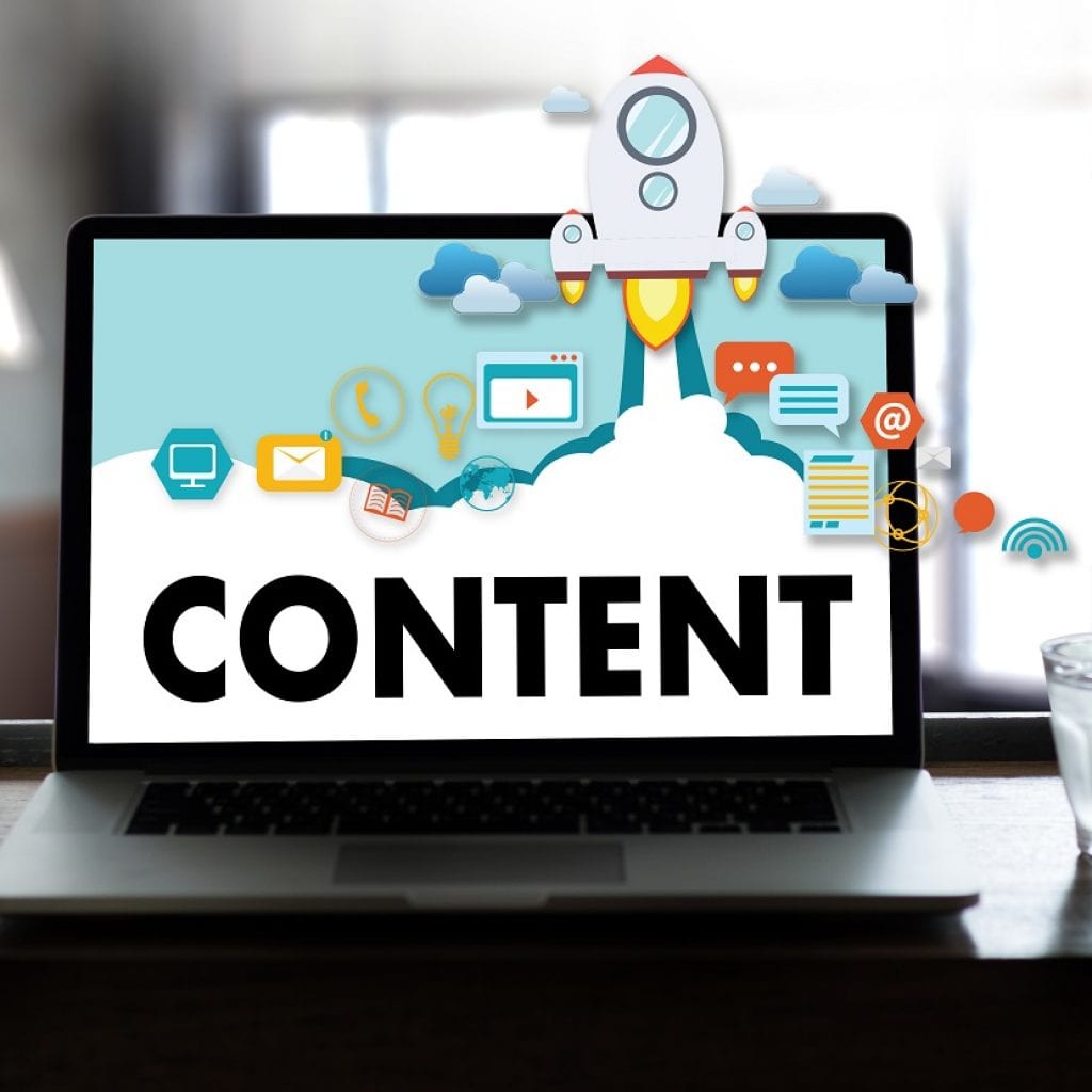content marketing Content Data Blogging Media Publication Information Vision Concept
