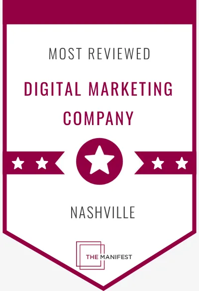 The Manifest Most Reviewed Digital Marketing Company, Nashville, 2025