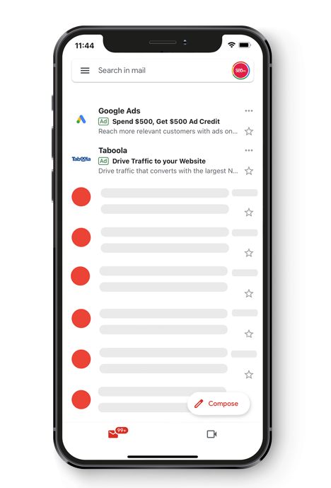 google discovery gmail ads